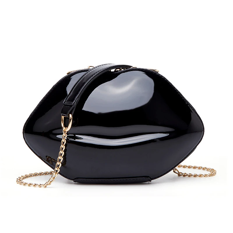 

Wholesale custom Various colors Lip-shaped Trendy korean style ladies evening clutch bag