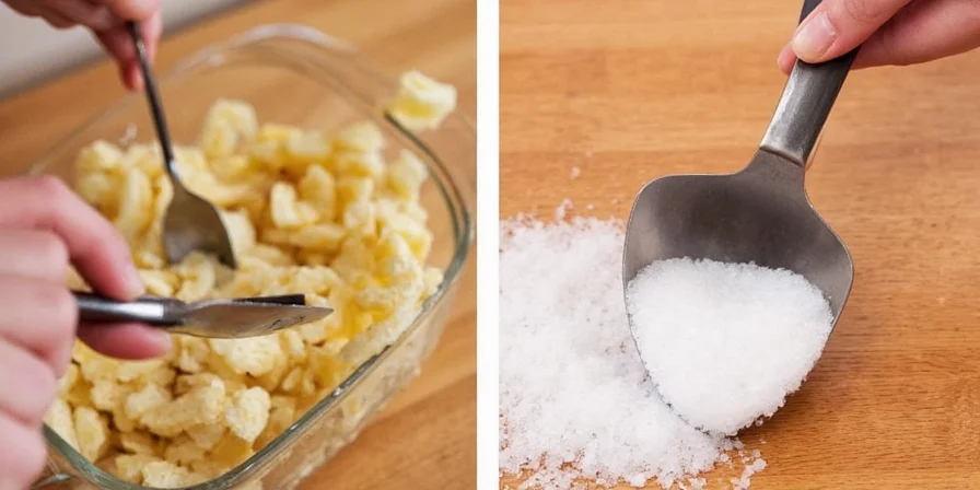 Squeezing lemon over food