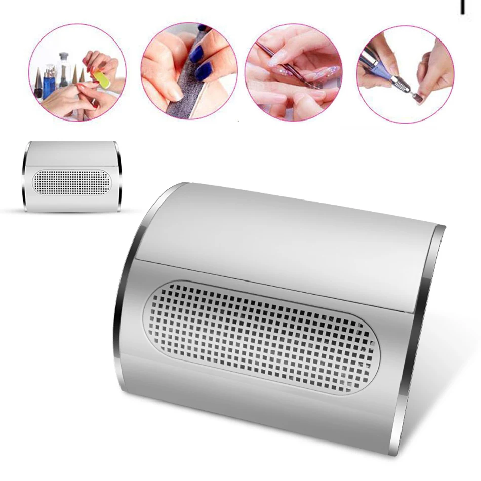 

Nail Dust Collector Nail Polish Vacuum Cleaner 3 Fans For Nail Art Tools Machine for Manicure