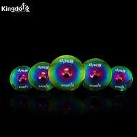 

Kingdo 5 pieces rainbow High quality low volume cymbal set for drum set