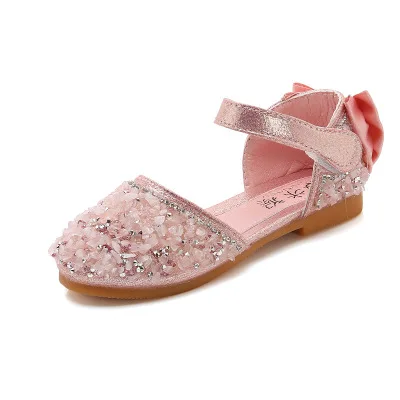 

Hot selling blingbling new style kids girl summer priness girls sandals shoes, Silver-1/pink-1/black-1/silver-2/pink-2/black-2