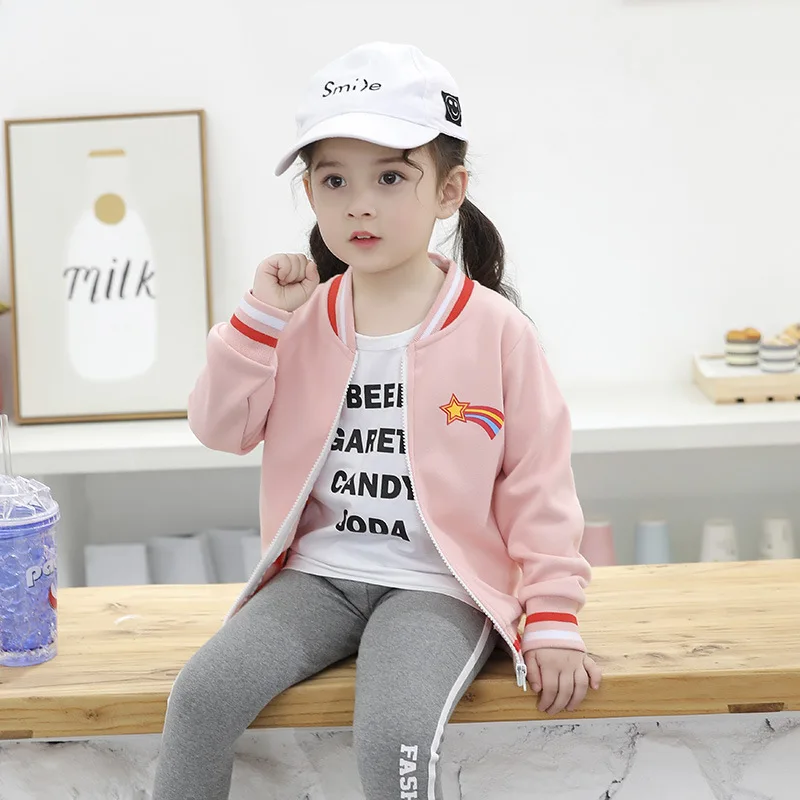 

custom kids printed jackets wholesale fall fleece baby girls' jackets & coats 2021