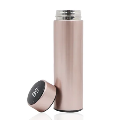 

Mikenda Smart Thermos Vacuum Flasks Temperature Display Stainless Steel Hot Water Bottle Travel Coffee Tea Milk Mug, Mix