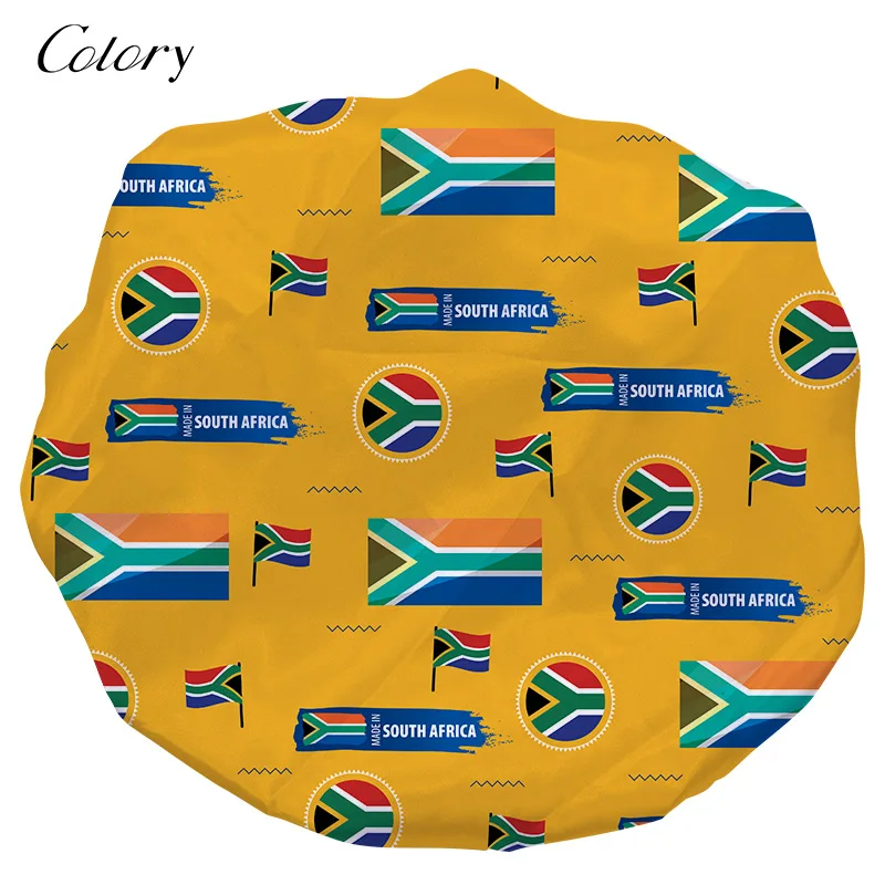 

Colory Fashion Sleep Silk Wide Satin Bonnet, Customized color