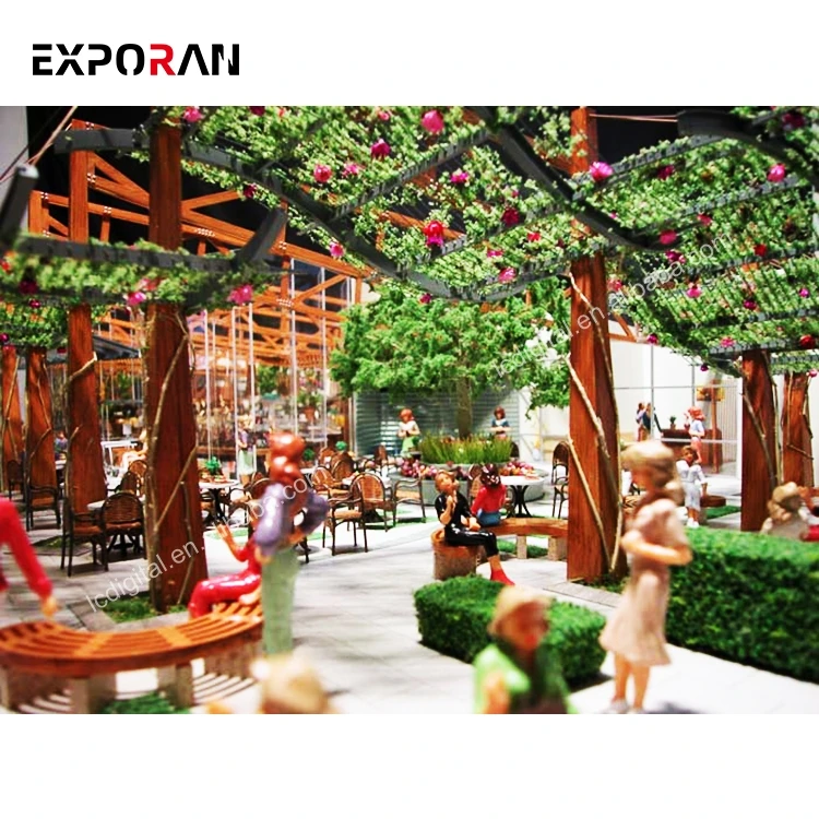 Ho Scale Shopping Mall Model Architectural Scale Model Building