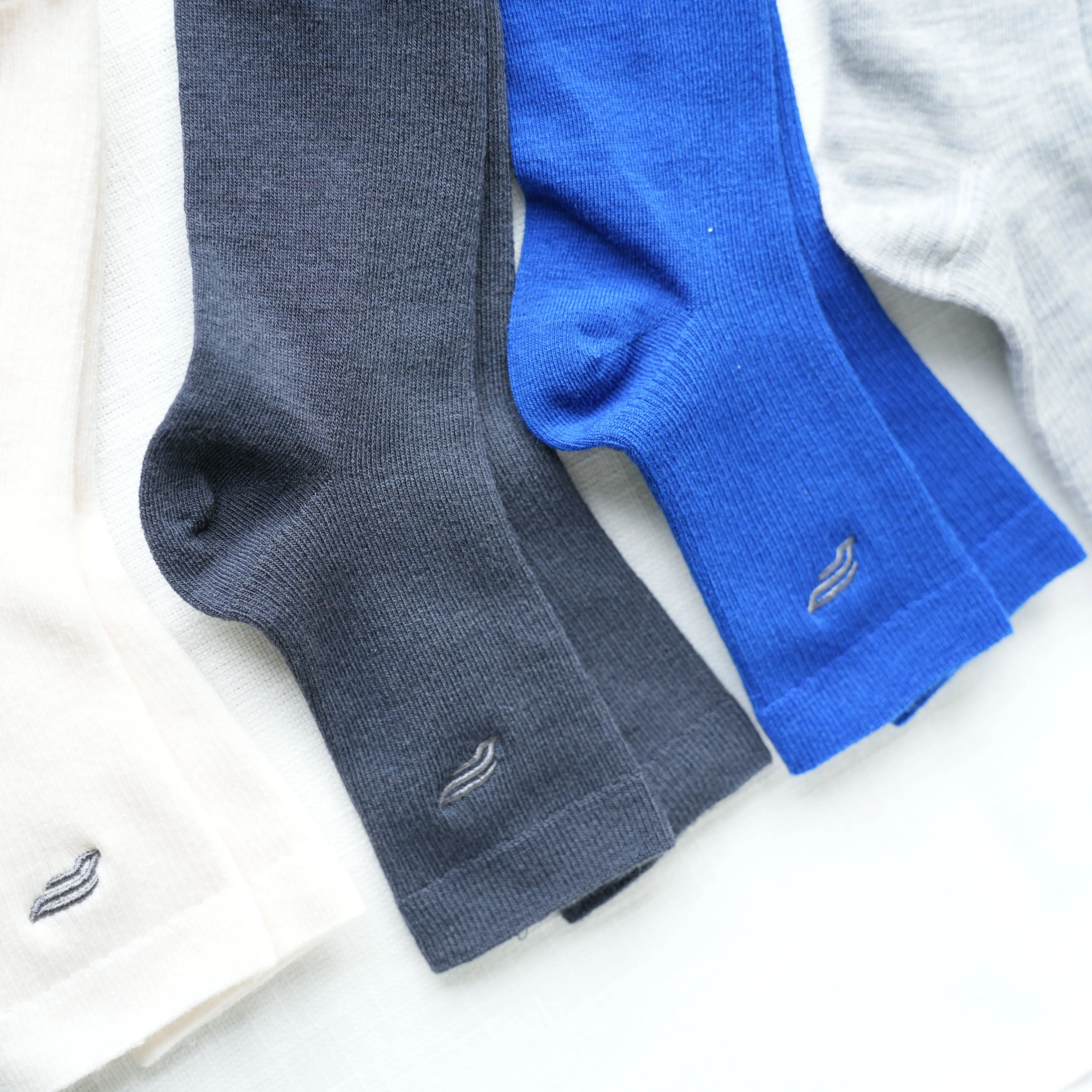 Soft and Warm 100% Australian Wool Socks Embroidered Wool Socks