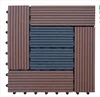 High performance wood plastic composite decking tiles anti-uv wpc diy tiles