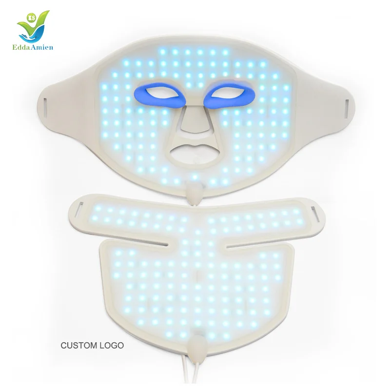 

Anti-aging beauty face spa infrared red blue green colorful wireless silicon led mask light therapy led facial masks
