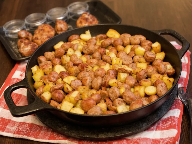 sausage and potatoes skillet