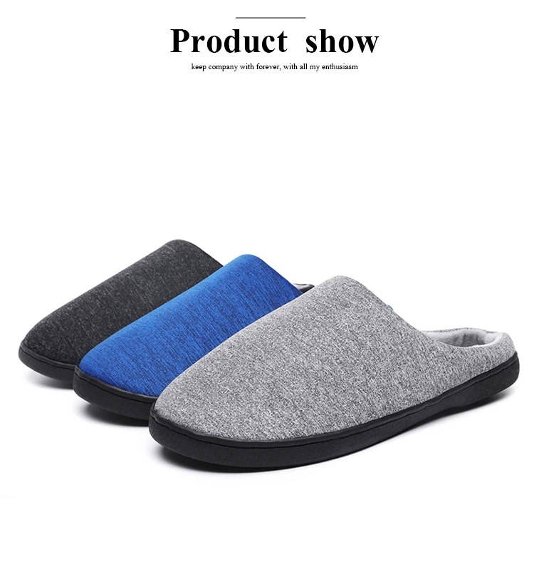 Big Size 40d Memory Foam Indoor Men Walker Slippers With Anti-skid Sole - Buy Walker Slippers 