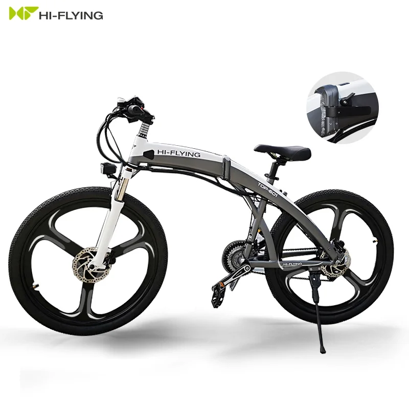

EU Warehouse Hi-Flying Exclusive Frame Design 250W 36V 9.6Ah Mountain Bicycle Adult Foldable Electric Bicycle
