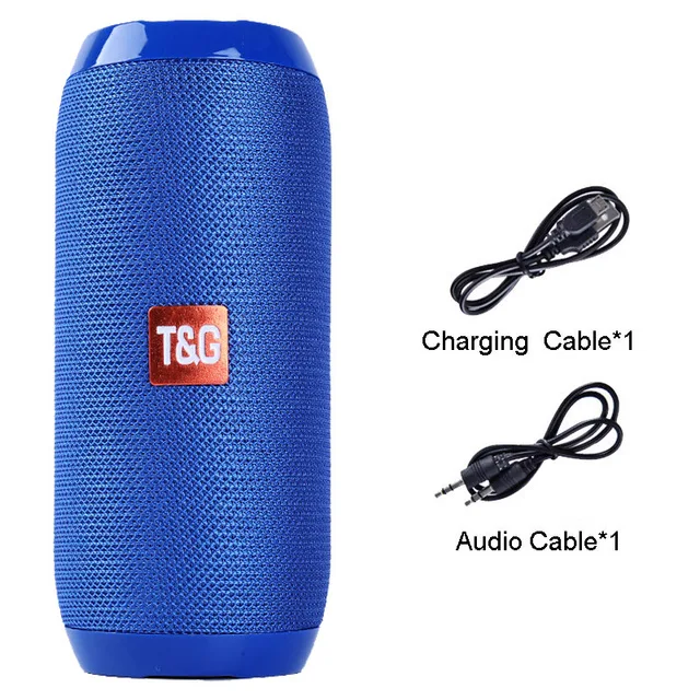 

TG117 Portable Column BT Speaker Wireless Waterproof Outdoor USB Speakers AUX TF Subwoofer Loudspeaker