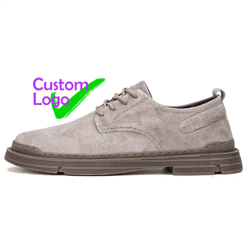 

lace Murah Men Shoes Casual Leather Block Sole Caballeros Leather Shoes Turkey Unique Trabajo Simple Leather Shoes Men Suede