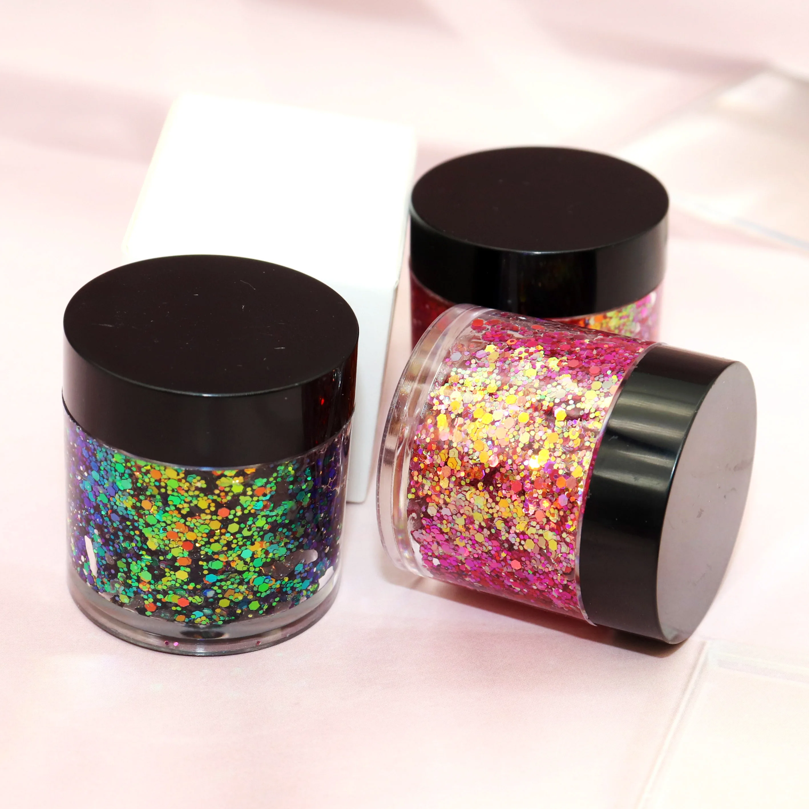 

2021 Duochrome Crystal Duo Chrome Pigment Glitter Eyeshadow Shiny Multichrome Neon Chrome Chameleon Eyeshadow