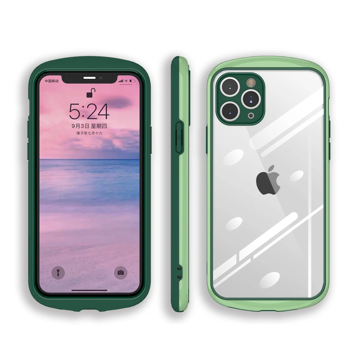 

for iphone xs max New Arrivals Drop Resistance Clear Acrylic TPU Phone Case For iphone 11 pro max, 5 colors