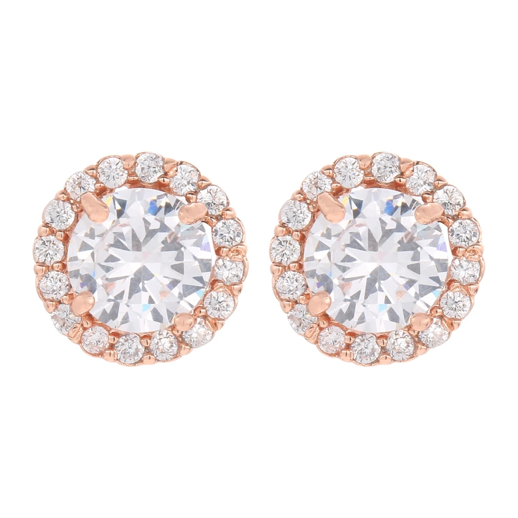 

Hot Selling Earrings Stud Round Gold Earrings Women Fashion Jewelry 2020 Shiny Best Friend Gifts