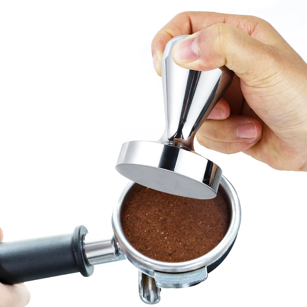

High Quality Stainless Steel Material 58mm Coffee Pressing Tamper Tool Wholesale, Sliver