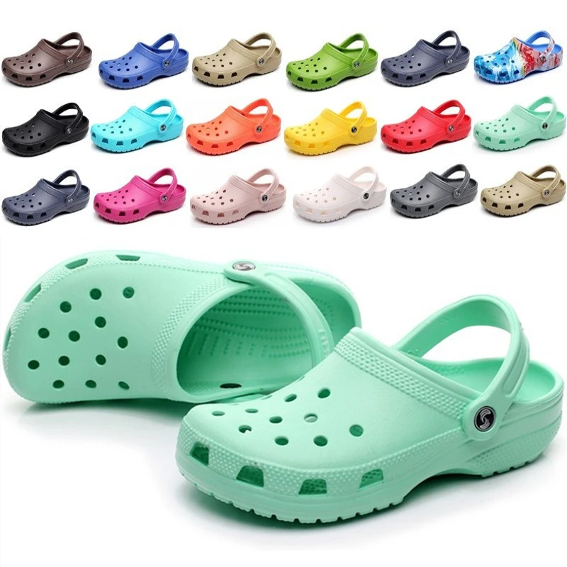 

Wholesale Croc Shoes Vendors Custom Logo Garden Clog Eva Flat Pvc Men'S And Women'S Slip Clogs Womans Clogs Shoes Classic
