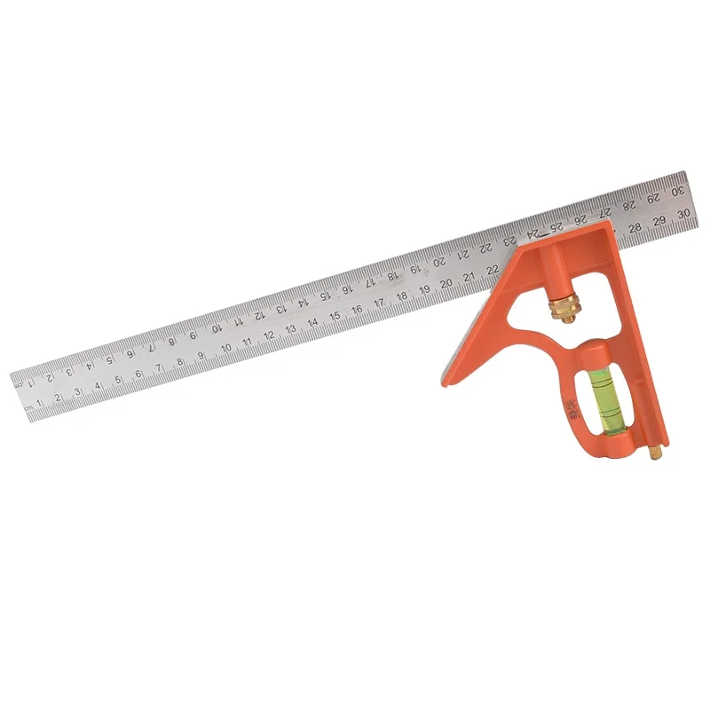 Combination Try Square Ruler 300mm Universal Angle Turner Stainless