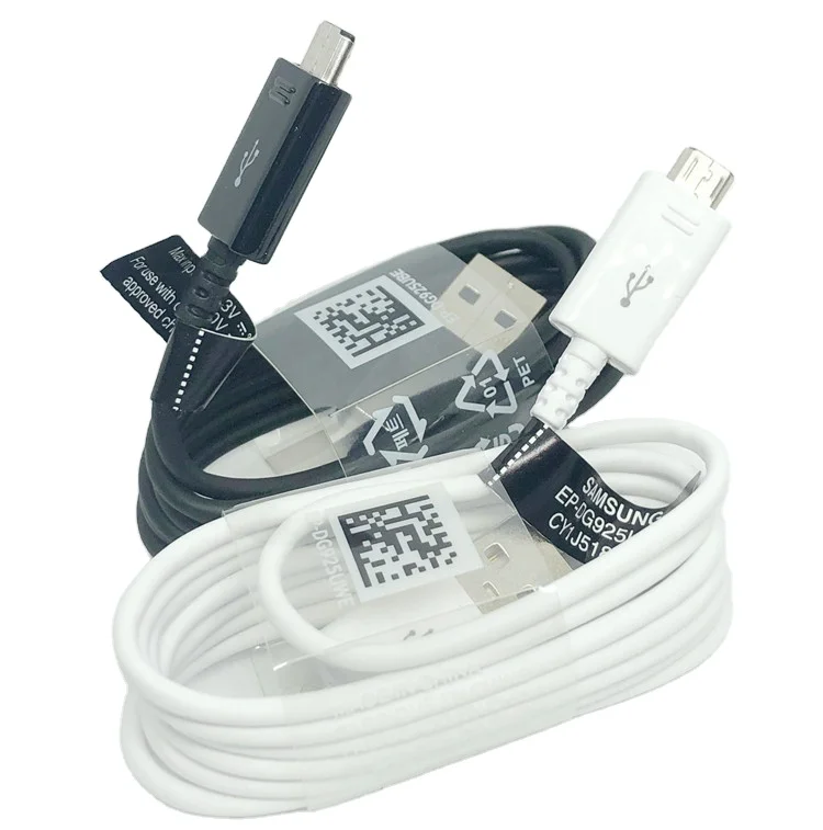 

Micro usb Cable Original for Samsung Galaxy Fast charging Data line For S6 S7 edge A10 M10 C5 C7 C9 S4 S3 J7 J6 J5 J4 J3 J1/a5, White/black