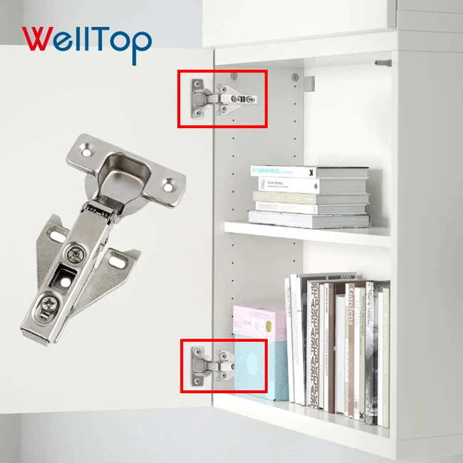 

WELLTOP 16.038 Hot Sale Cabinet Hinges Furniture Concealed Hydraulic Bisagras Para Muebles De Cocina Stainless Steel Hinge