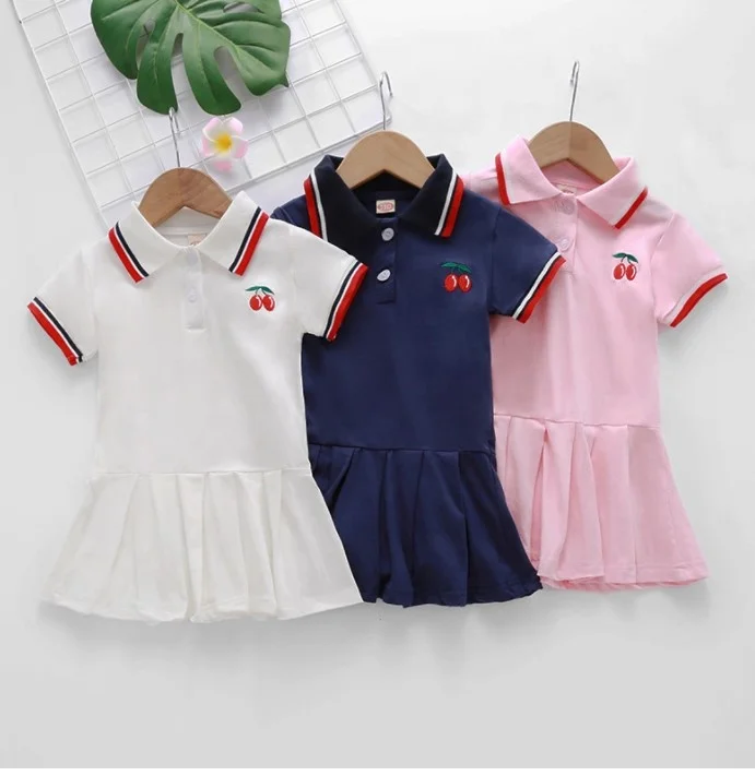 

Girl's dress 2021summer new Korean version of children's cute movement in the summer dress kids clothing dress