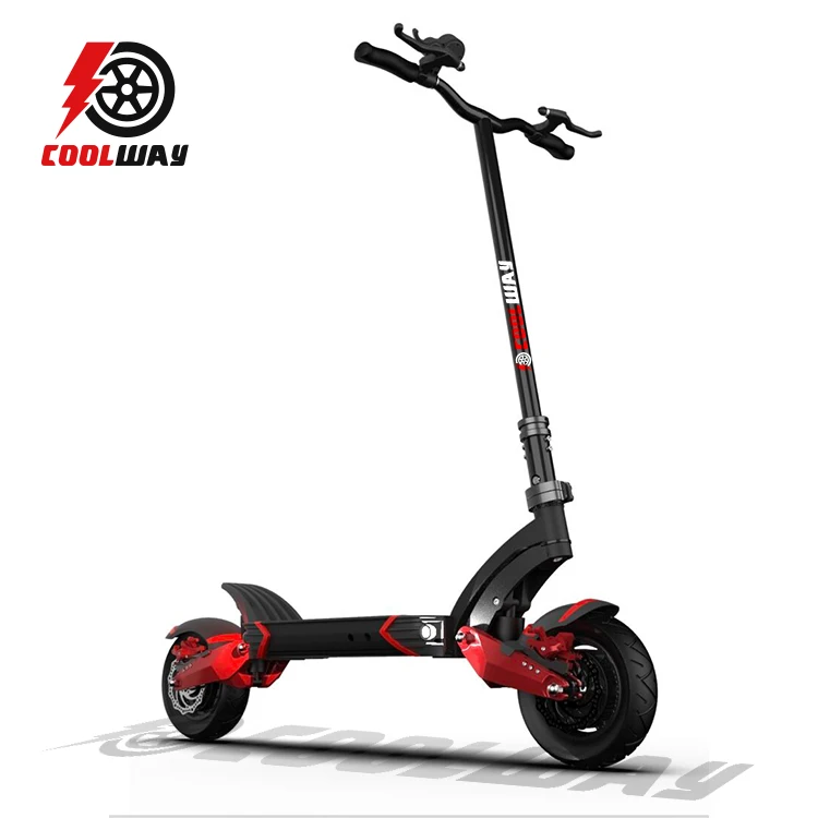 

Coolway hottest foldable e scooter T10-DDM /Zero10X adult electric scooter dualtron 2000W, Black