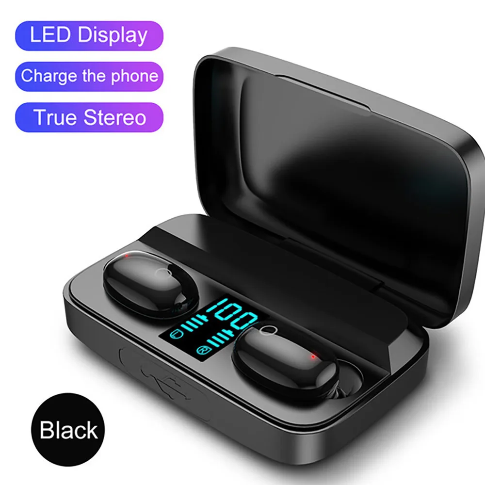 

F9 5C Wireless Earphones Headphone with 1200mah High Battery Power Bank