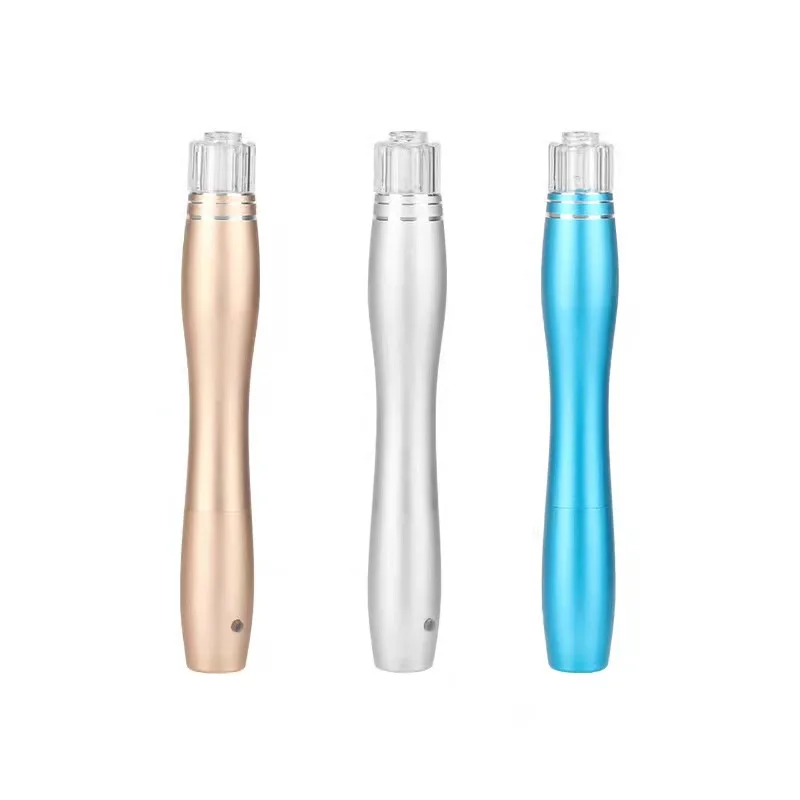 

portable Rechargeable Microneedling Pen hydra needles 20 aguja microneedles