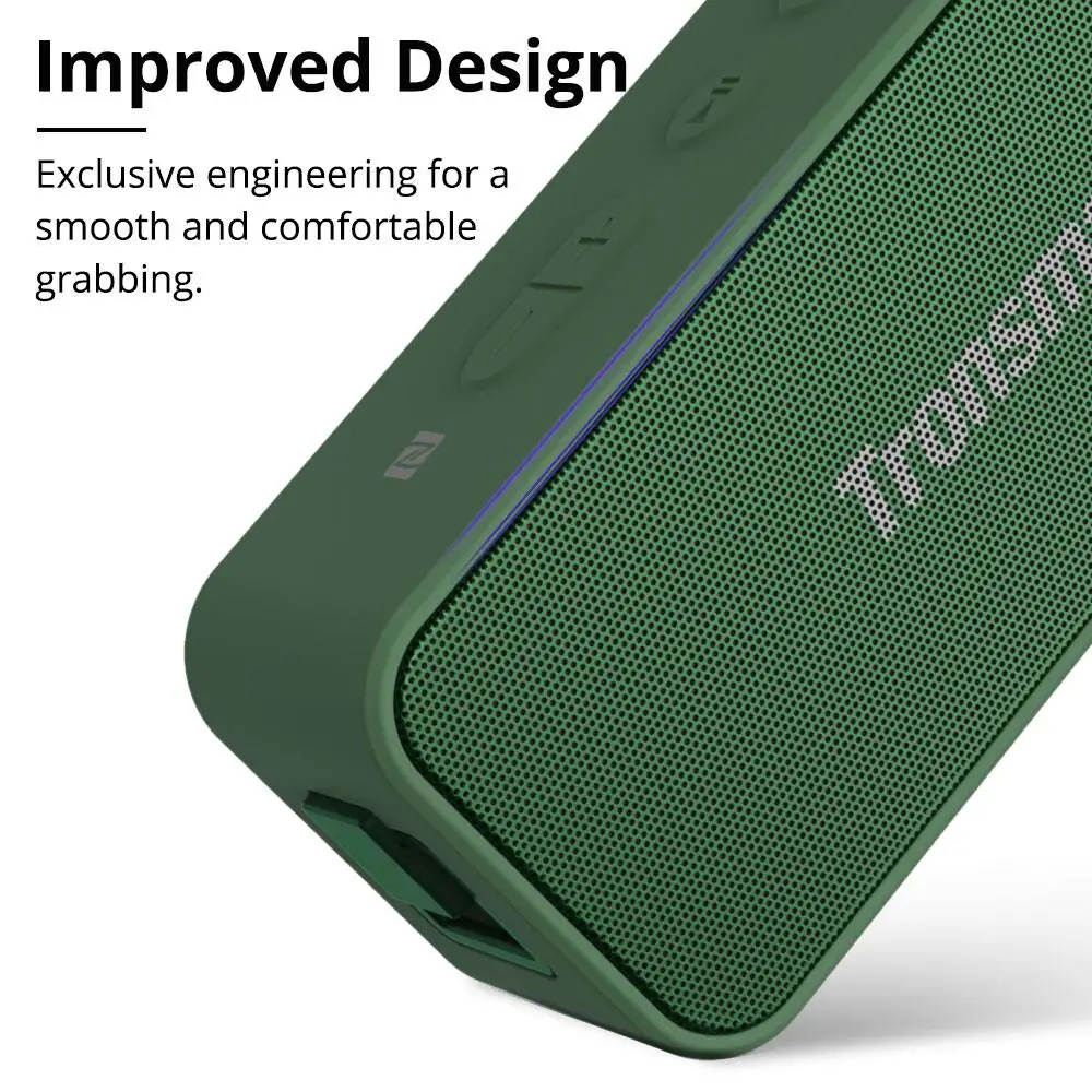 Tronsmart Element T2 Plus Portable Bluetooth 5.0 Speaker IPX7 Waterproof NFC Speakers 15H Playtime with Voice Assistant - ANKUX.COM