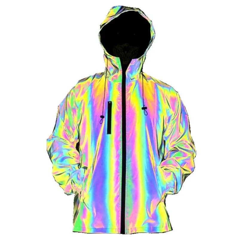 

new fashion customize warm bomber coat men outdoor reflective jacket for winter, Customized color