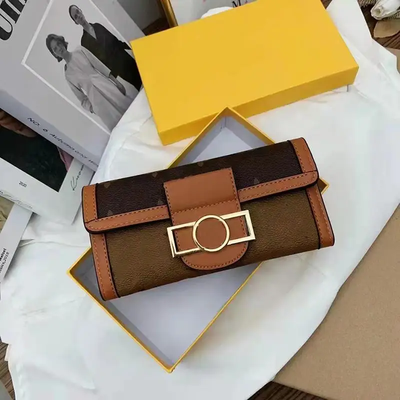 

Designer luxury handbags clutch bag card holder leather womens vintage leather wallet, Picture