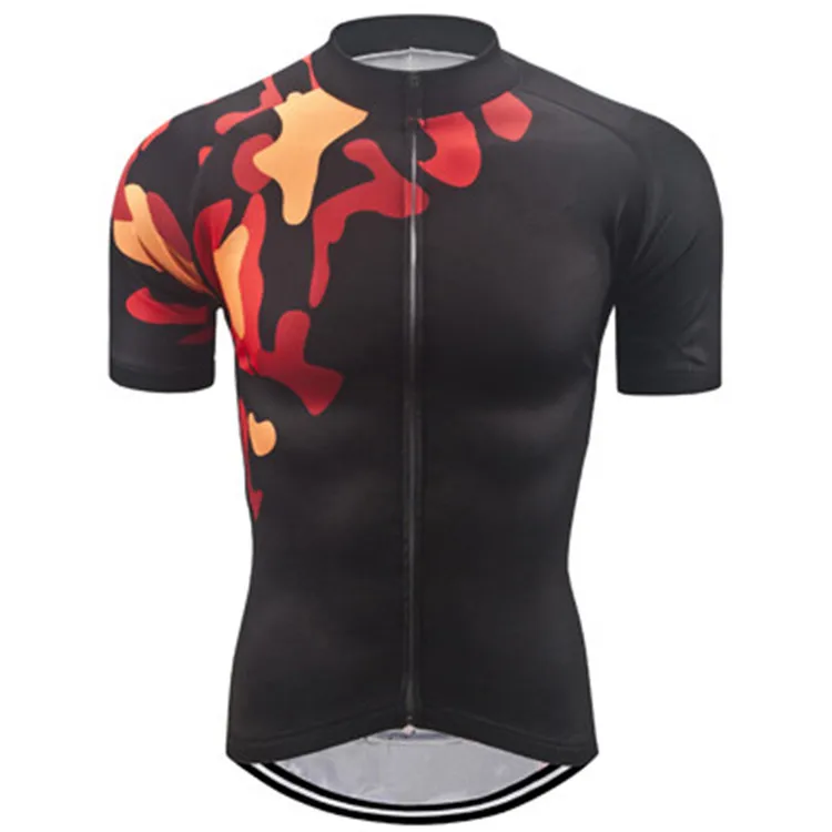 

Wholesale 100% Polyester Cycling Jersey Custom Latest Design Quick Dry UV Protection Bike Jersey Bicycle Cycling Wear Uniform, Custom color