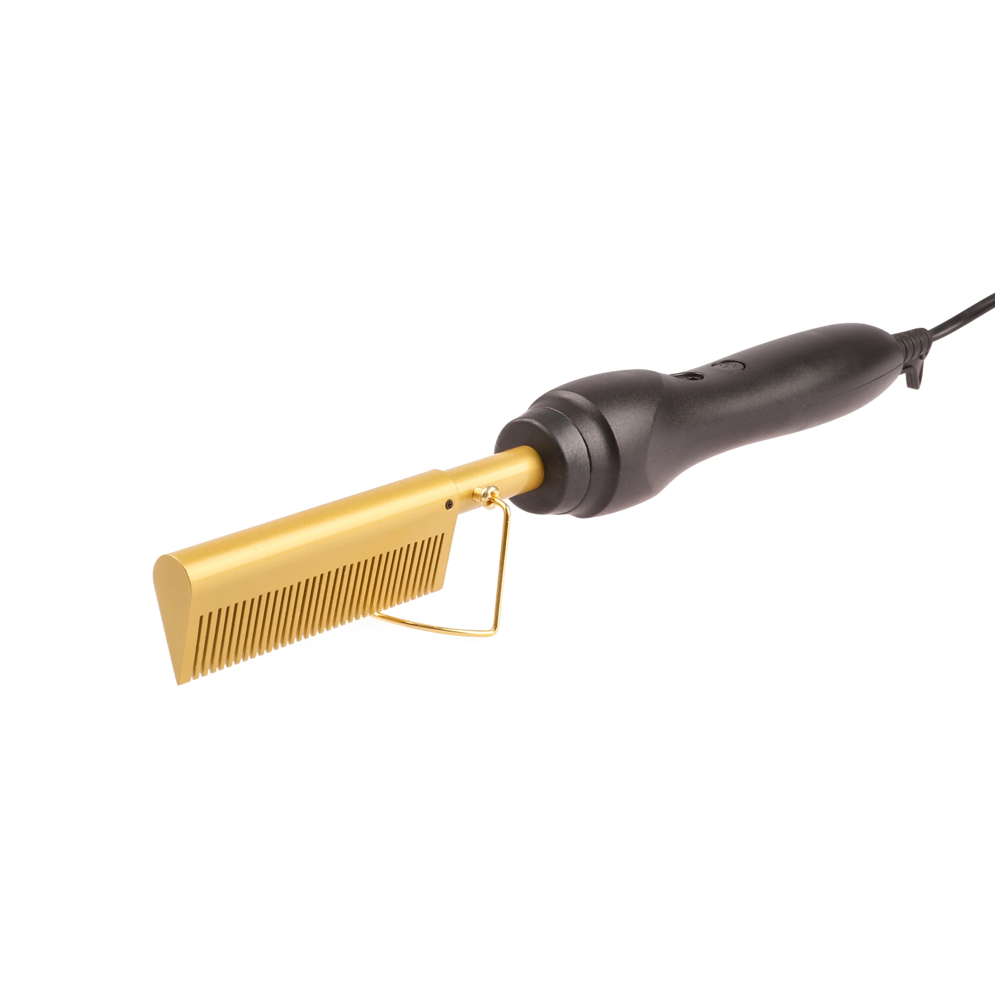 

Professional Copper Metal Hot Iron Beard Hair Straightener Comb Electric Heated Hair Straightening Curler Brush Tools
