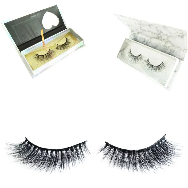 

Manufacture wholesale price 3d synthetic fake lashes made in korea silk eyelash, Nature color black
