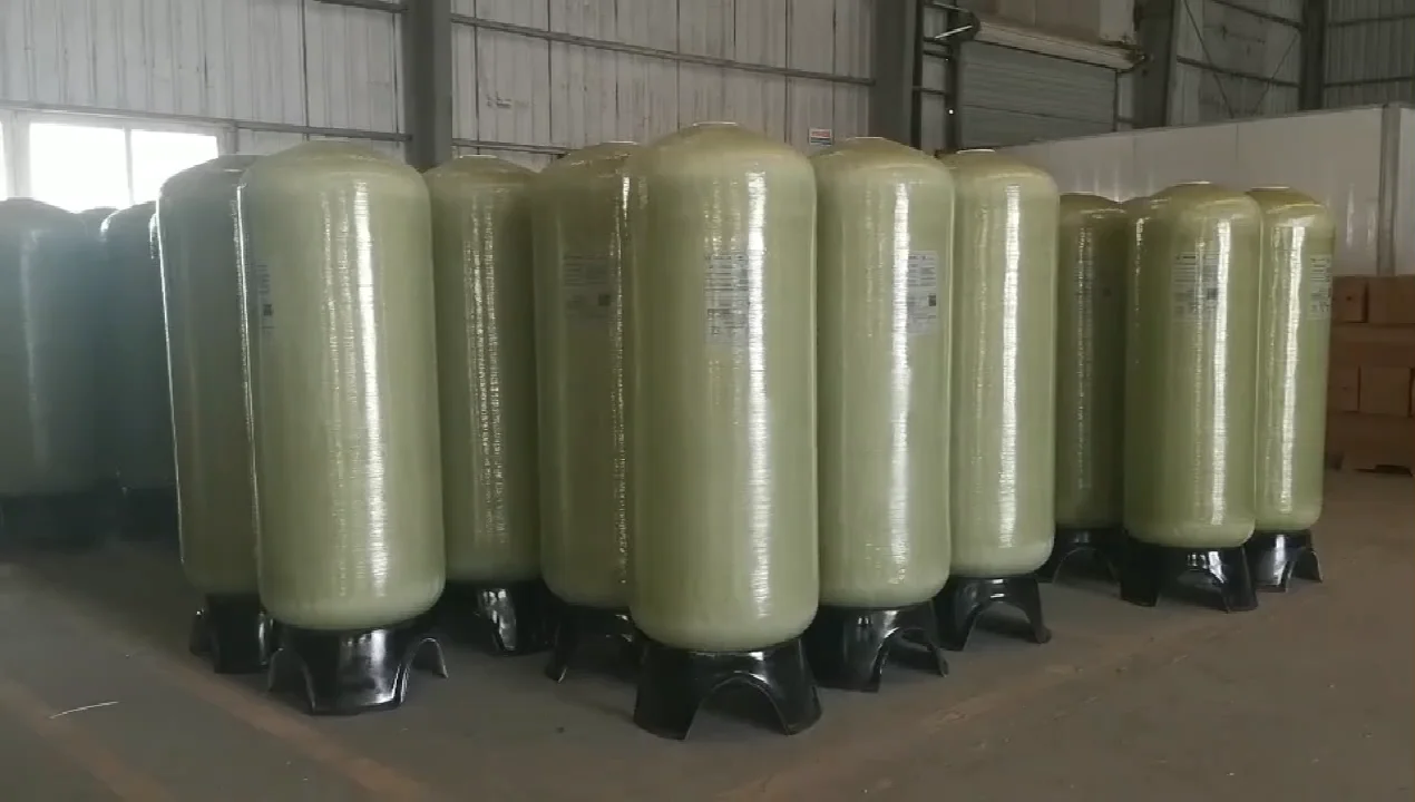 For water filtration Fiberglass filter pressure tank for water