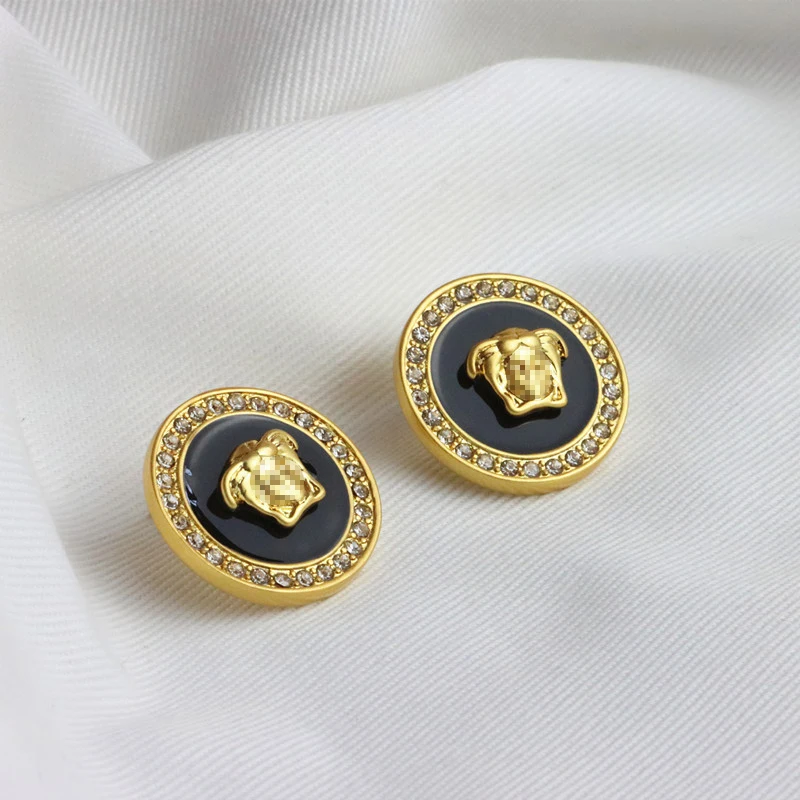 

Luxury designer jewelry famous brands earrings 18k gold plated designer charms earrings popular brands for women 2022, 3 colors to choose