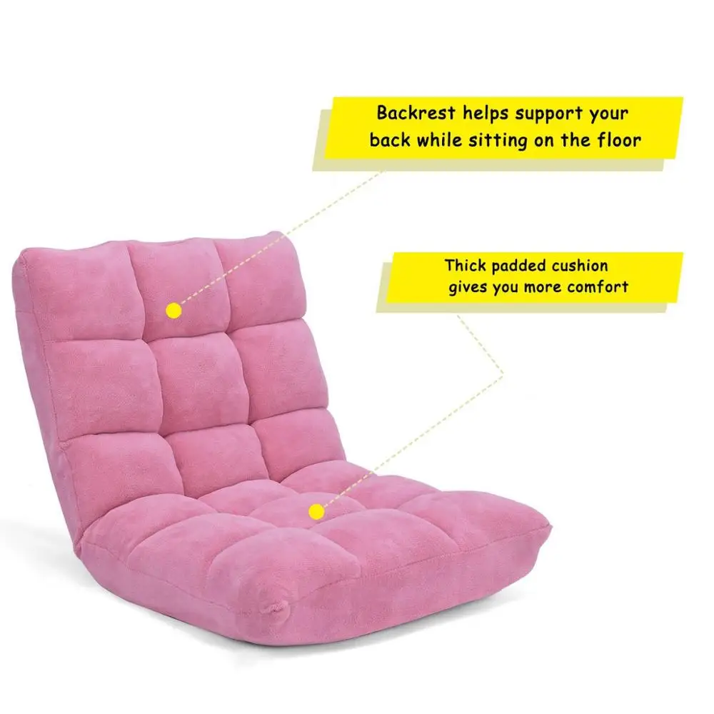 
Factory Price Tatami Sofa Lazy Cushion Dormitory Chair Lounge Chair Bed Back Support Sofa 