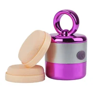 

Beauty Face Primer Compact Electric Powder Puff Makeup Sponge Holder