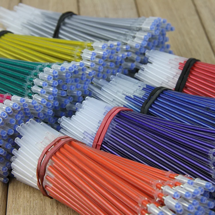 

High Quality Flash Gel Pen Refill Color Full Shinning Refill For The Child'S Drawing Office Stationery, As the picture