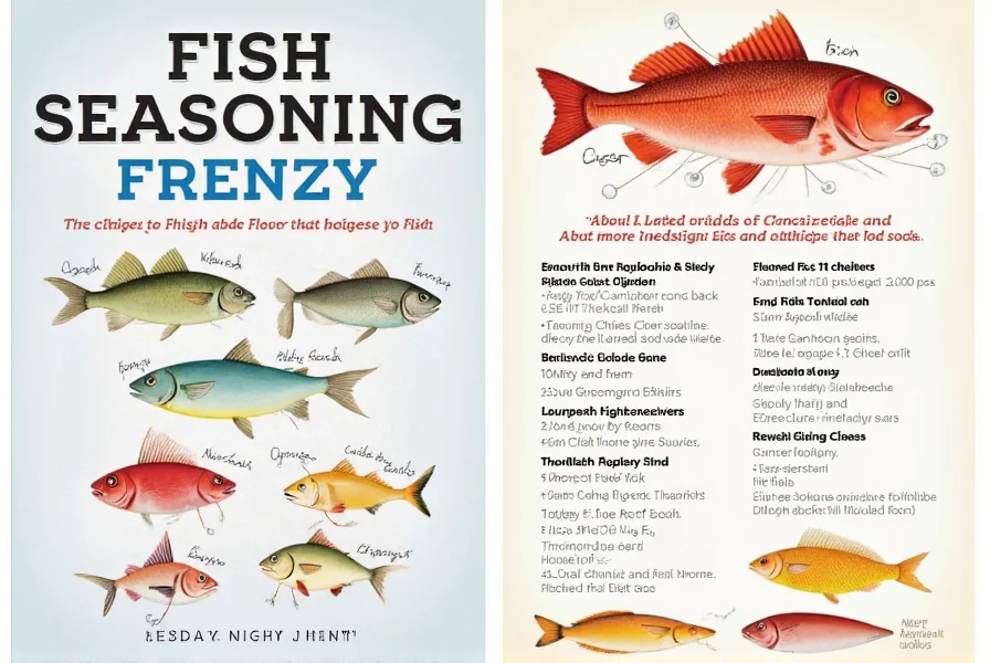 fish seasoning frenzy a light hearted guide to flavors that make fish sing