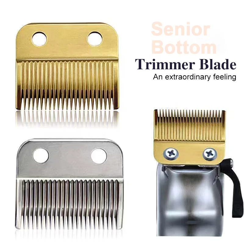 
Professional Rainbow Golden Black Colors Hair Trimmer Blade Replacement Ceramic Clipper Blade for 8504&8148& D8 