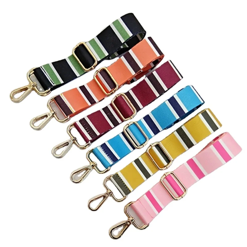 

Meetee B-J025 Adjustable Ladies Bag Accessories Stripe Ribbon New Wide Shoulder Strap