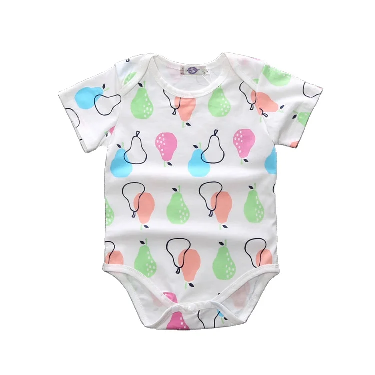 

newborn strawberry summer unisex cotton rompers toddler baby clothes