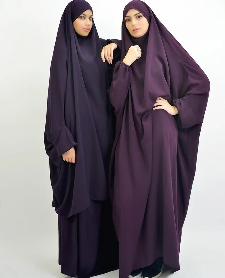 

Eid Hooded Muslim Women Hijab Dress Prayer Garment Jilbab Abaya Long Khimar Full Cover Ramadan Gown Abayas Islamic Clothes Niqab, Picture