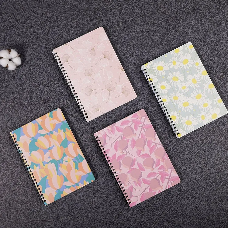 

Eco-Friendly spiral notebook A5 A6 A7 school exercise book Cute style kawaii notebooks spiral exercise