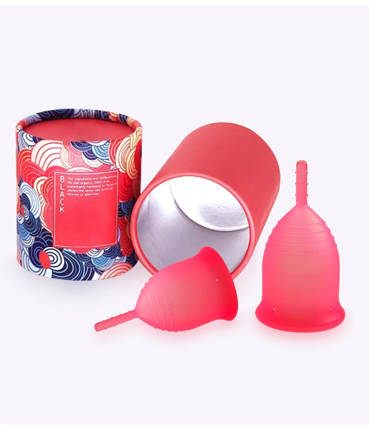 Cylinder Cardboard Tube Round Paper Tube Packaging For Menstrual Cups 