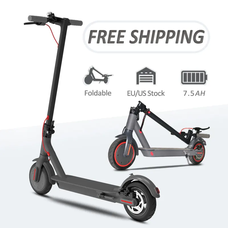 

Free Shipping Eu Warehouse 8.5 Inch Air Tire 2 Wheel Urban Wholesale Sharing Electric Scooter Fast