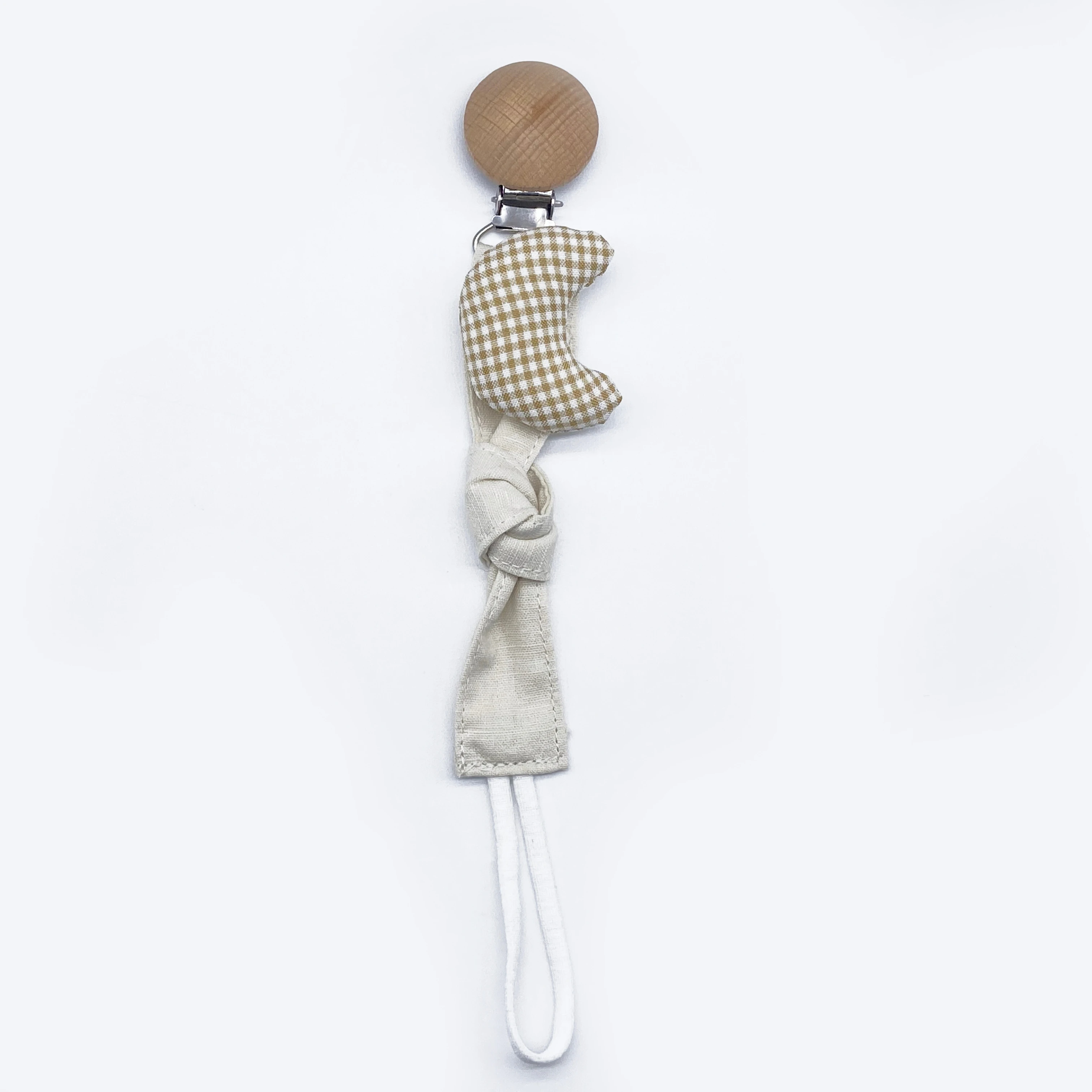 

Hot Sale New Fabric Pacifier Clip - Baby Girl Plastic Make Pacifier Clips with animal ribbon, Any paton colour code is avilable