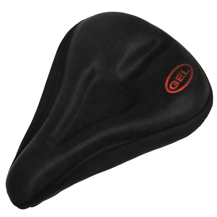 

Professional Nylon & Gel Cycling Bike Bicycle Seat Saddle Cover Soft Cushion Ventilate Cycle Seat Pad Black New, Black and red,as your request